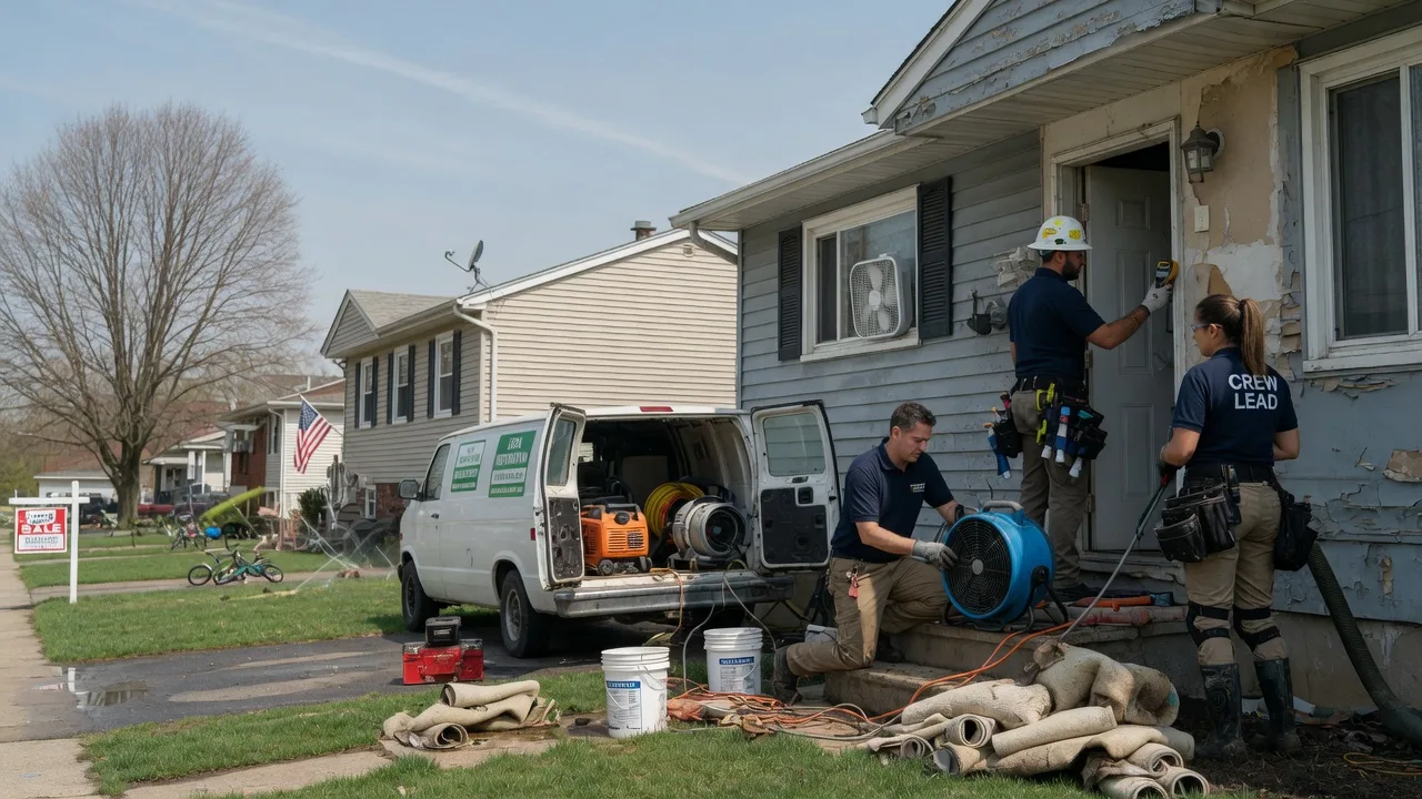 Flood Cleanup in Lexington, IL near me